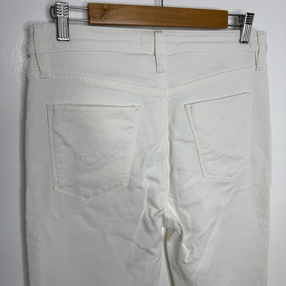 HUDSON Holly High Rise Flare White Denim Jeans *Tall/Long Inseam - Picture 8 of 9